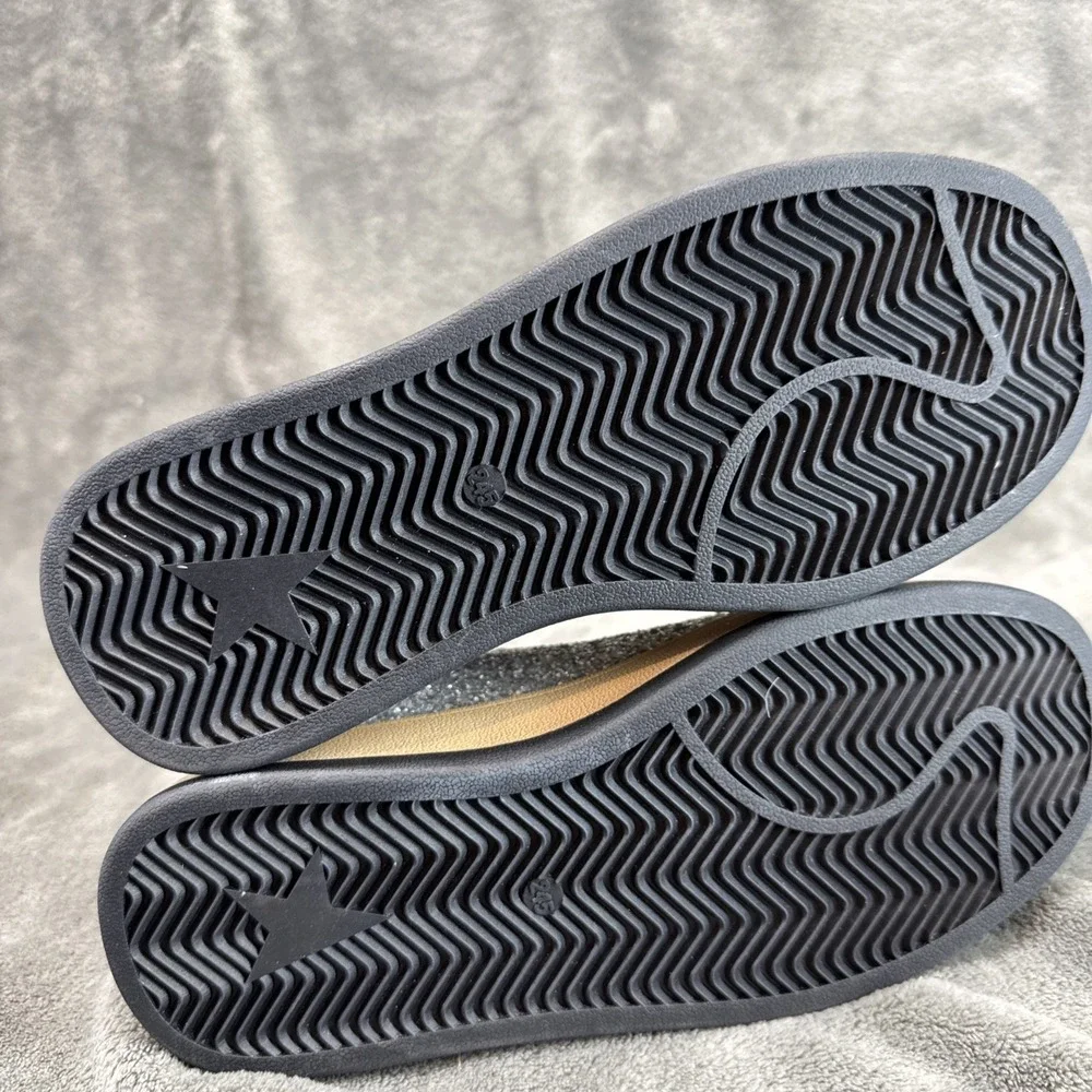 Golden Sneakers Gold S Star Women 7.5 EU 24 Glitter Skateboarding - Picture 8 of 12